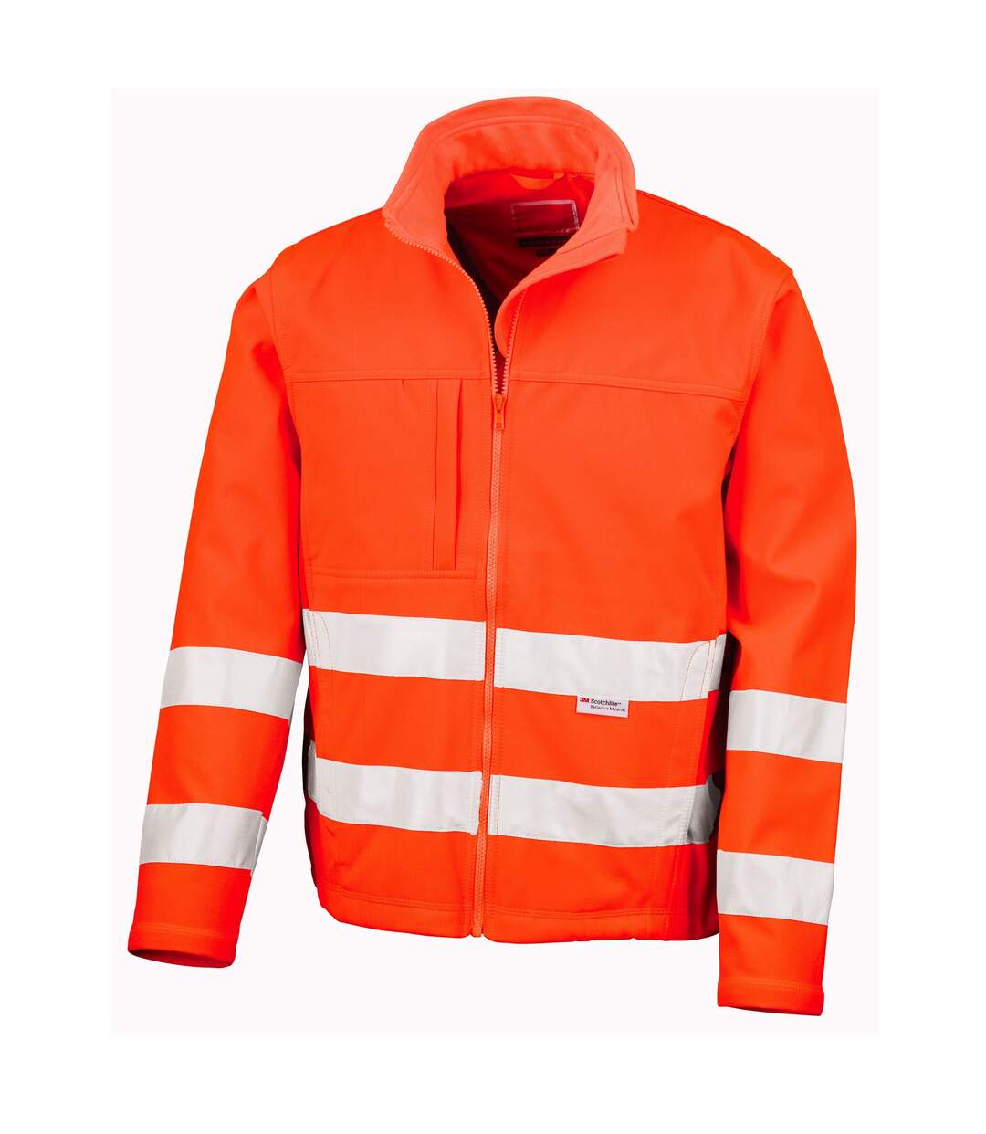 SAFE-GUARD by Result Veste Hi-Vis Soft Shell pour hommes (Orange) - UTBC5641-1