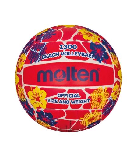 Ballon De Volley-ball Taille 5 Rouge Feu Jaune Bleu Blanc Molten