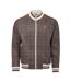 Mens Check Plaid Tracksuit Beige Lonsdale-2