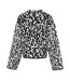 Pull Motif/style Imprimé Léopard Femme Noir Gris Biba-2