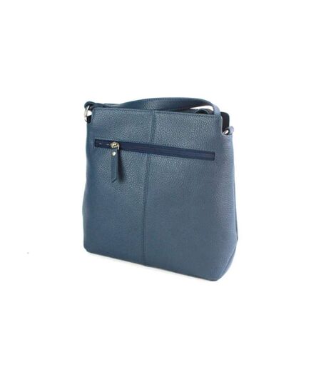 Eastern Counties Leather - Sac à main OPAL - Femme (Bleu foncé / Gris) (One Size) - UTEL418