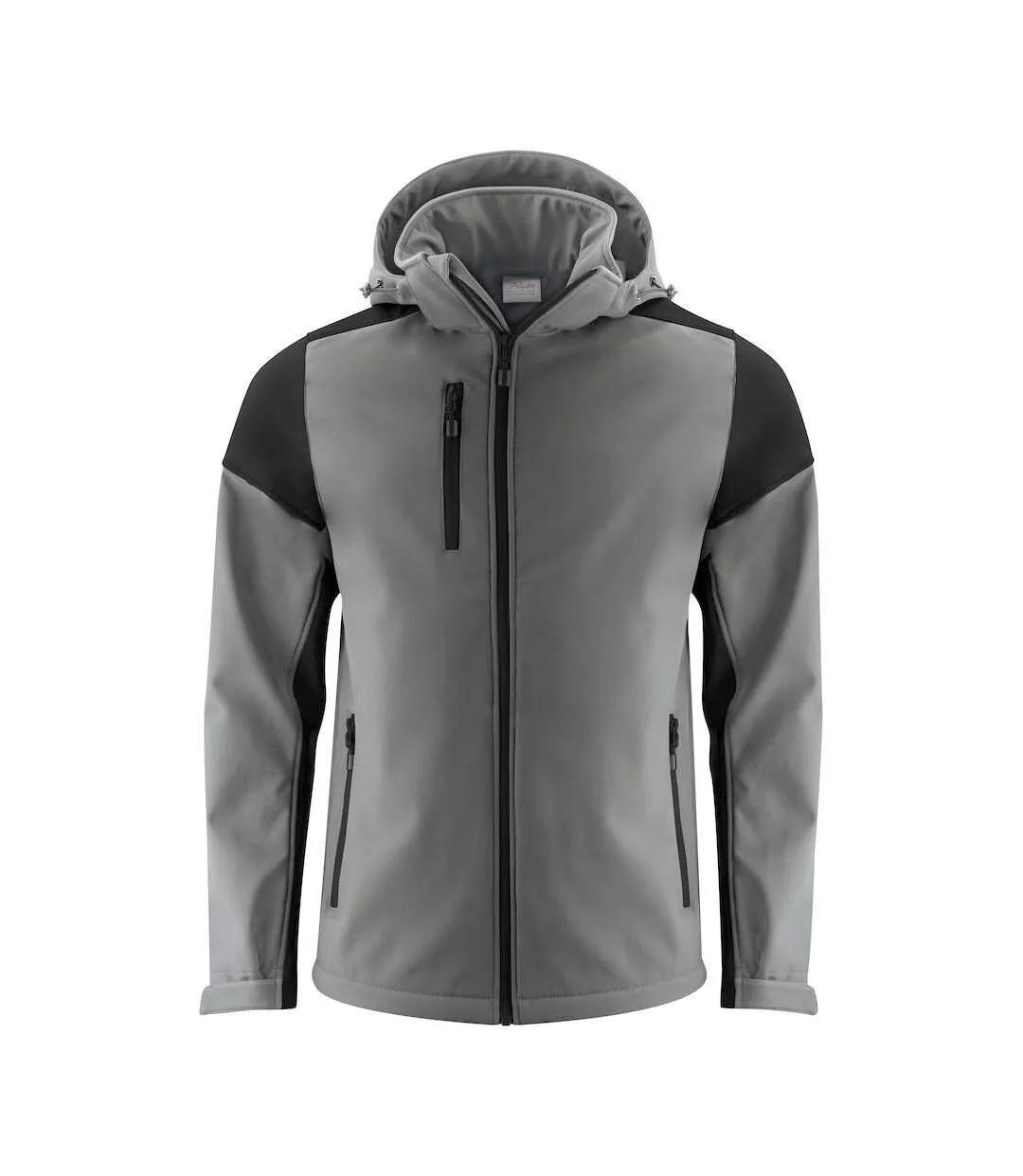 Mens Prime Soft Shell Jacket Anthracite Black Printer-1