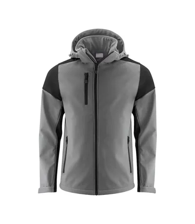 Mens Prime Soft Shell Jacket Anthracite Black Printer