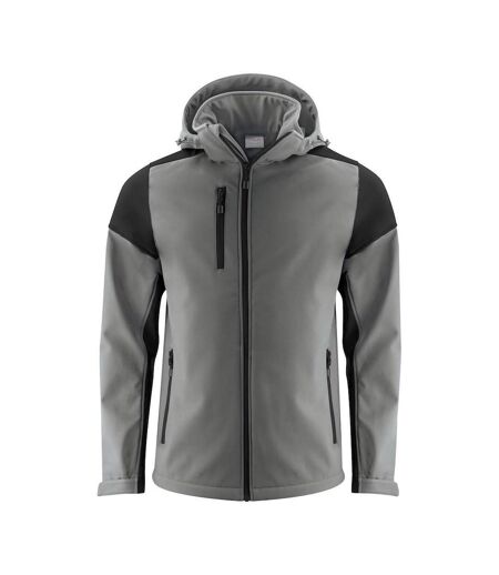 Mens Prime Soft Shell Jacket Anthracite Black Printer