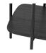 Table à café effet bois et métal HODIA - Noir-4