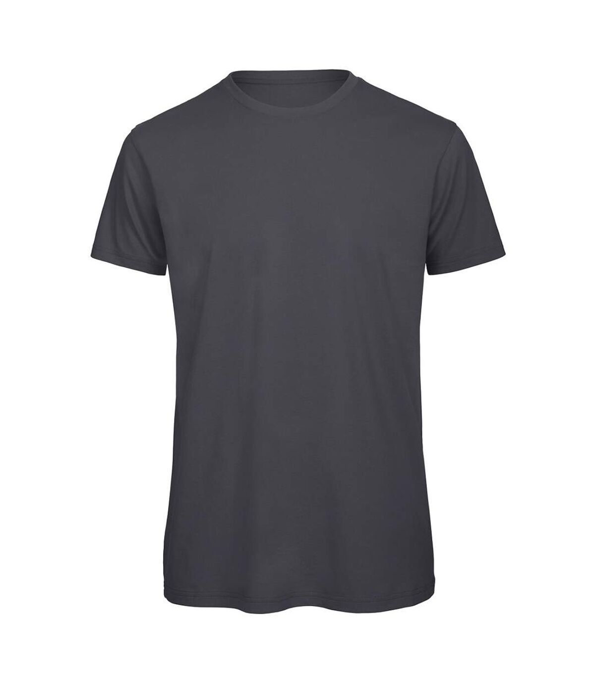B&C Mens Favourite Organic Cotton Crew T-Shirt (Dark Gray)