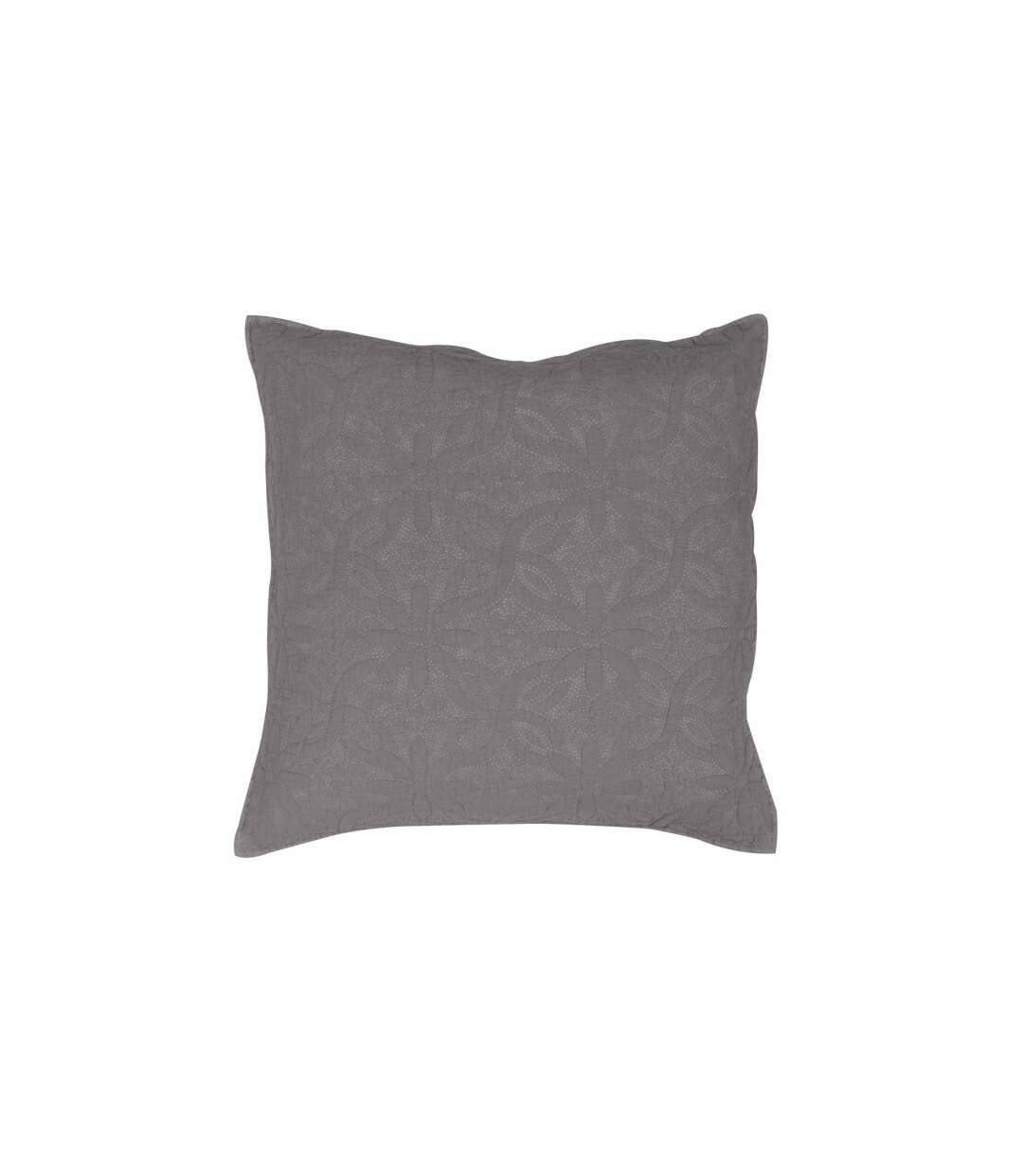 Housse de Coussin Florette 60x60cm Anthracite-1
