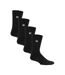4 Pair Mens Ultra Lite Extra Thin 1.0 TOG Casual Thermal Socks-1