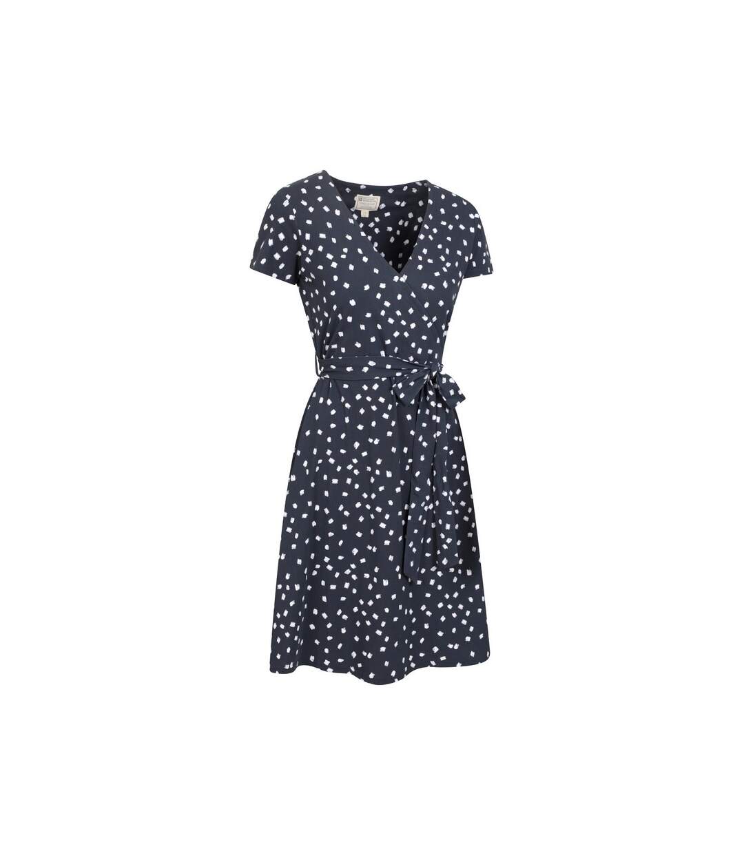 Womens/ladies Santorini Daisy Jersey Uv Protection Dress Navy Mountain Warehouse-4