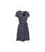Womens/ladies Santorini Daisy Jersey Uv Protection Dress Navy Mountain Warehouse-4