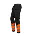 Pantalon de travail adulte noir / orange Regatta-3