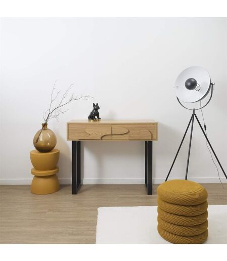 Console 2 tiroirs CALYPSO - Beige