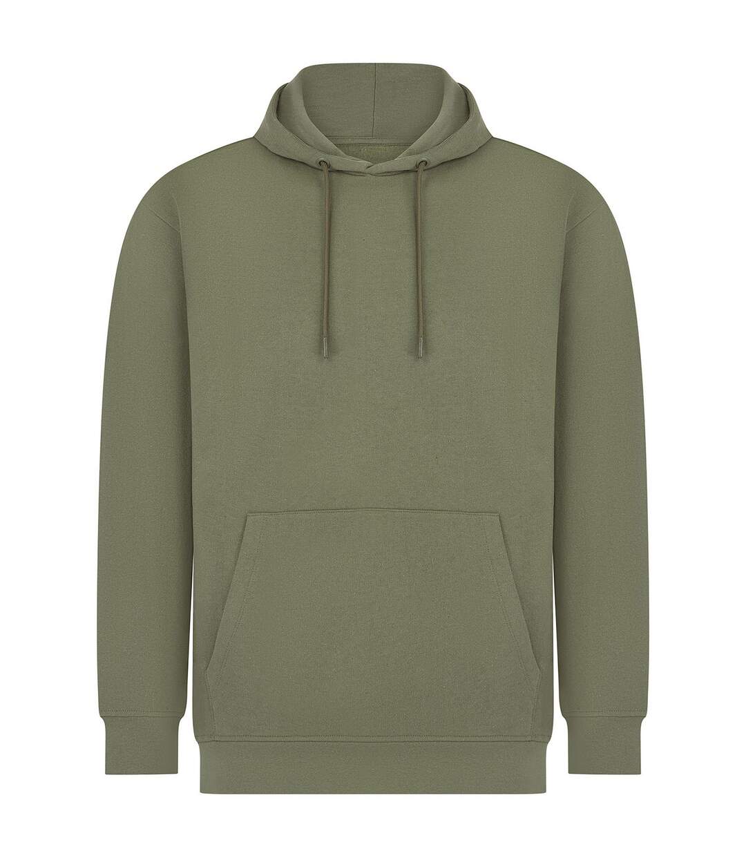 Sweat à capuche adulte vert kaki SF