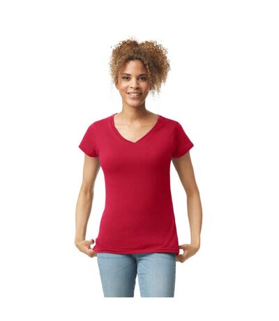 T-shirt Soft Style Femme Rouge Vif Gildan