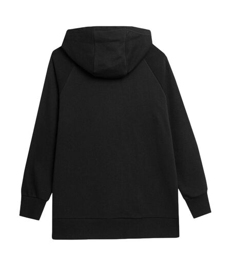 Sweat À Capuche F0955 Femme Noir 4F