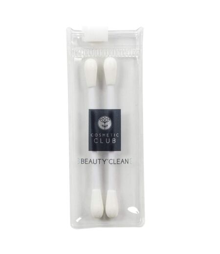 Lot de 2 Bâtonnets Silicone Maquillage 7cm Blanc