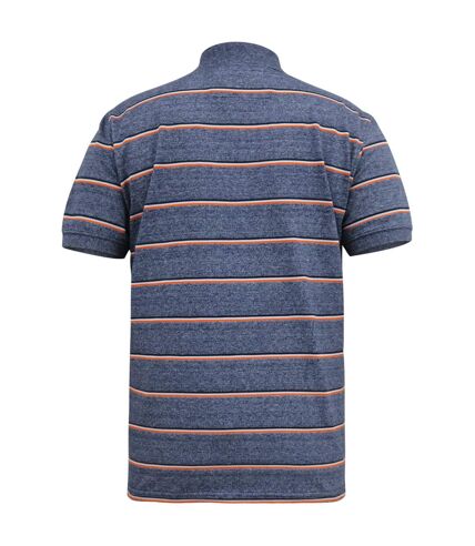 Mens humber-d555 stripe jersey polo shirt navy Duke