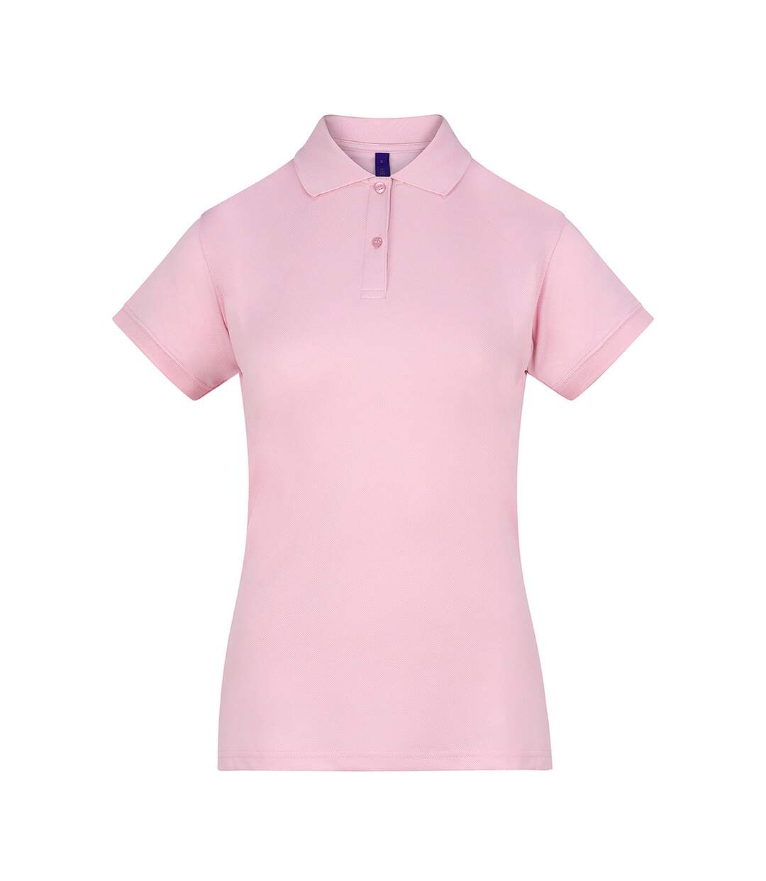 Womens/ladies Coolplusfitted Polo Shirt Baby Pink Henbury-1
