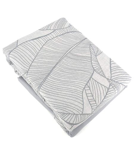 Parure de lit coton et Lin lavé PAMPELUNE