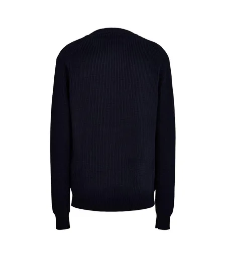 Pull Motif/style Pêcheur Homme Bleu Marine Replay