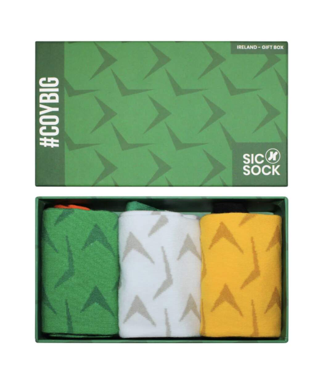 Chaussettes homme vert / blanc / jaune Ireland-2