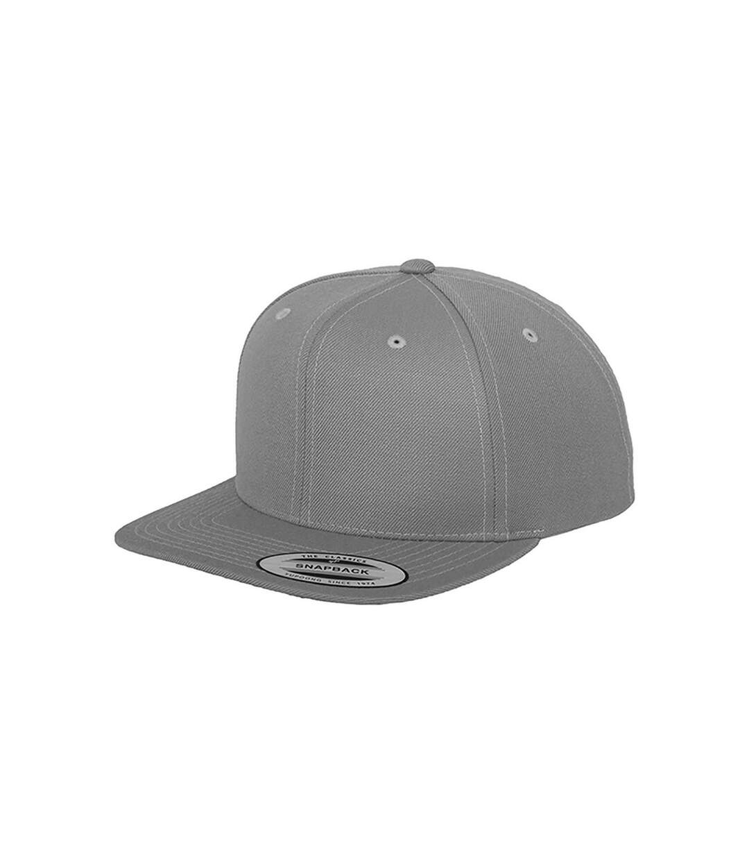 Casquette Ajustable Classic Gris Chiné Yupoong-1