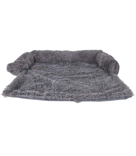 Plaid couverture de canapé pour chien et chat - Gris