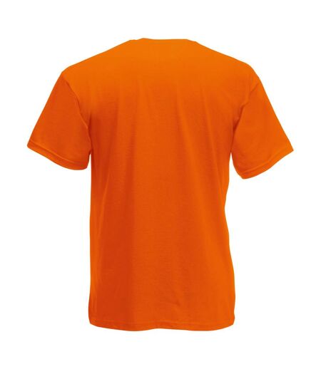 Mens Short Sleeve Casual T-Shirt (Bright Orange) - UTBC3904