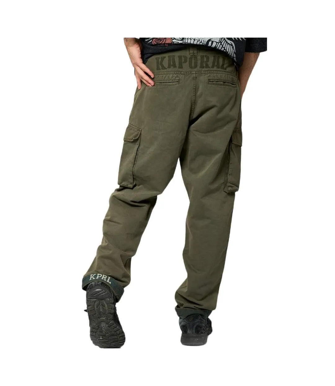 Pantalon cargo kaki homme kaporal bylor-2