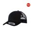 Yupoong Flexfit Retro Snapback Trucker Cap (Pack of 2) (Black/Black) - UTRW6696-1