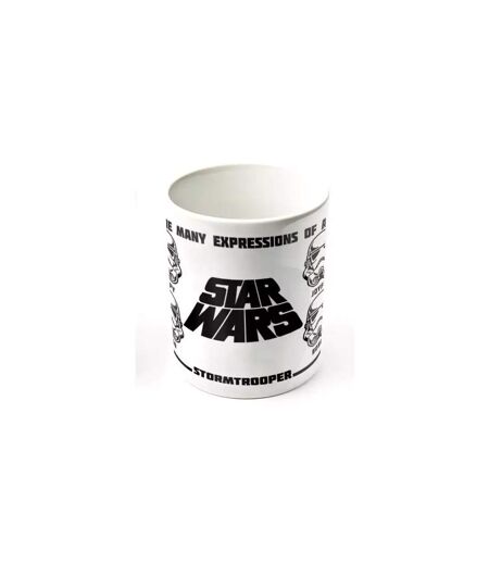 Star Wars - Mug EXPRESSIONS OF A STORMTROOPER (Blanc / Noir) (Taille unique) - UTPM1589
