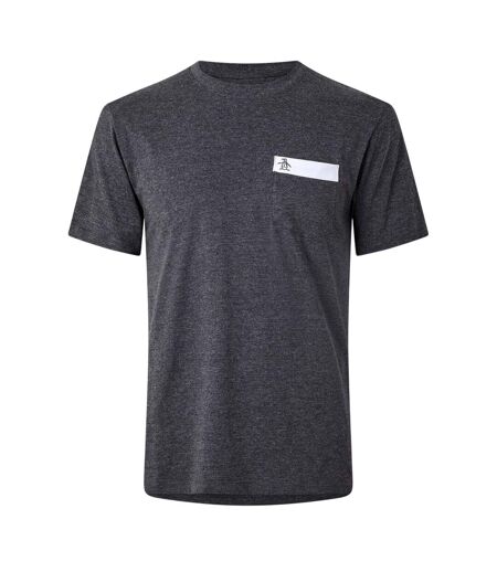 T-shirt Motif/style Logo Homme Anthracite Original Penguin