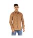 Mens Bicknell Corduroy Long-sleeved Shirt Sand Brown Peter Werth-2