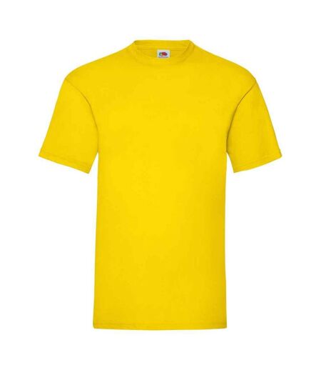 Fruit of the Loom Mens Valueweight T-Shirt (Yellow) - UTPC5569