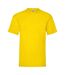Fruit of the Loom Mens Valueweight T-Shirt (Yellow) - UTPC5569