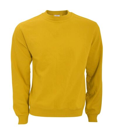 B&C Mens Crew Neck Sweatshirt Top (Chilli Gold) - UTBC1297