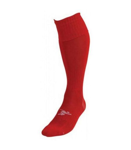 Chaussettes de football pro adulte rouge Precision