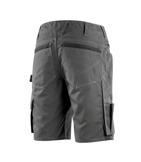 Mens Unique Stuttgart Work Shorts Dark Anthracite Black Mascot