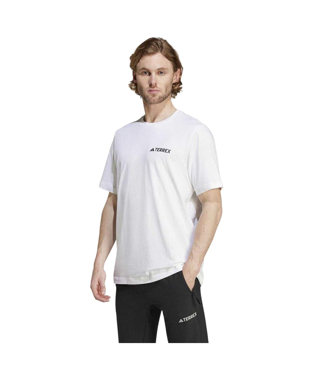 T-shirt Terrex Homme Blanc Adidas-4
