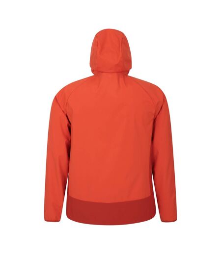 Mens Ambit Lightweight Soft Shell Jacket Orange Mountain Warehouse