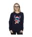 Disney - Sweat LILO AND STITCH STITCH CHRISTMAS - Femme (Bleu marine) - UTBI13621-2