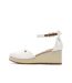 Sandales blanches femme tommy hilfiger fw0fw08657-1