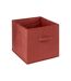 Boîte de Rangement Carrée Velours Mix N Modul 31x31cm Terracotta