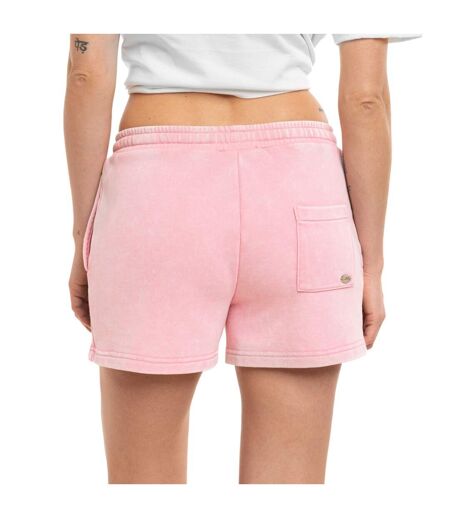 Short femme uni acid wash lien de serrage et patch côté Palm Paradise Vondutch