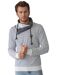 Sweat à  rayures pour homme avec col snood - Manches longues, 100% coton-1