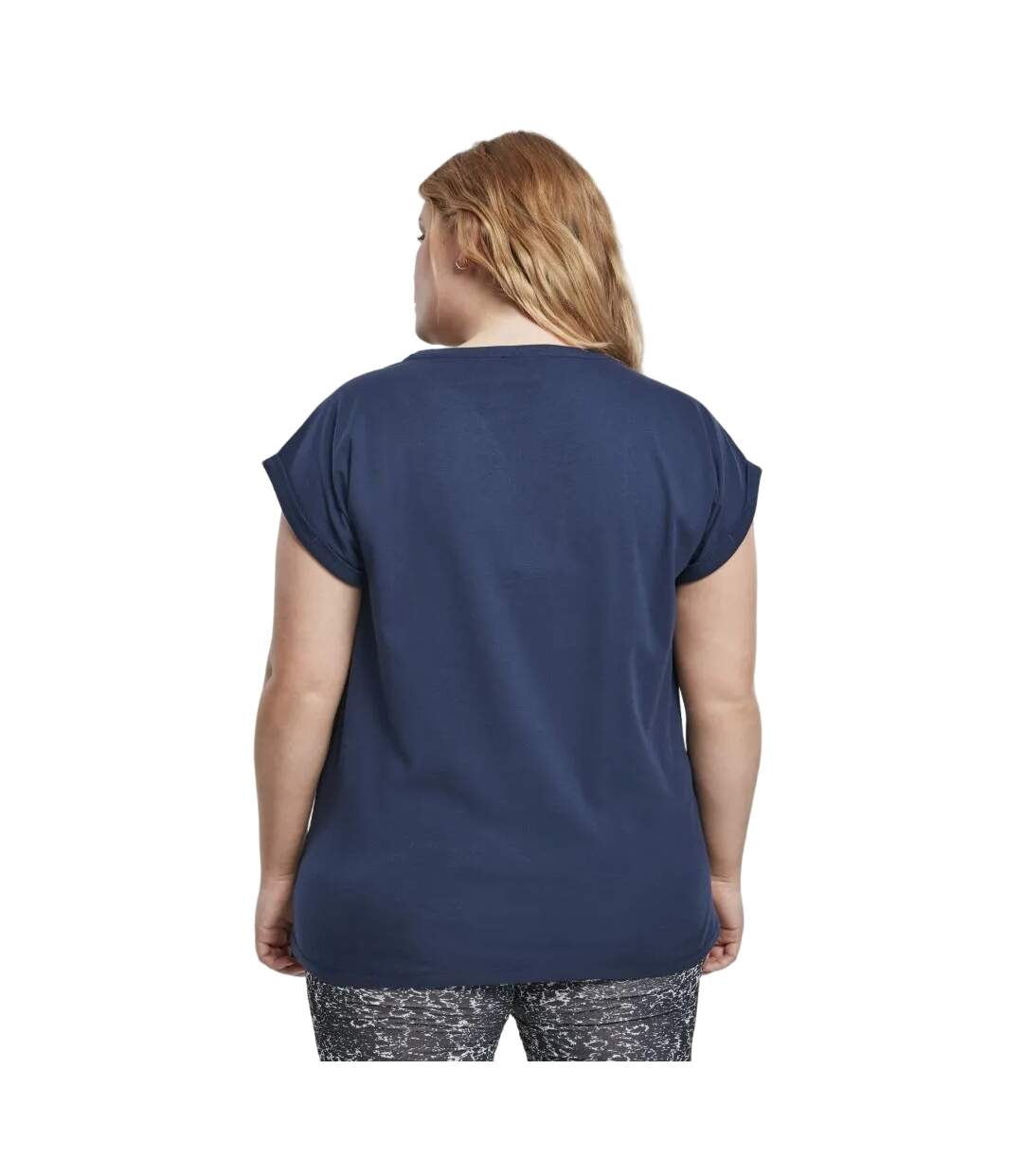T-shirt Femme Bleu Foncé Urban Classics-2