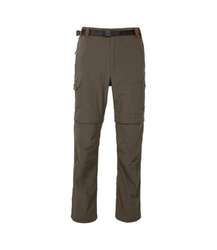 Mens rynne b mosquito repellent cargo trousers olive Trespass