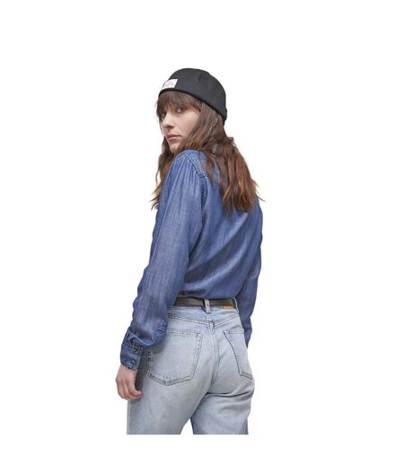 Chemise femme effet jean avec bouton Vondutch