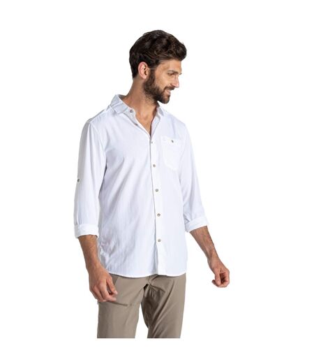 Mens Nuoro Ii Nosilife Shirt White Craghoppers