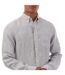 Chemise Motif/style Fines Rayures Homme Blanc Gant-3